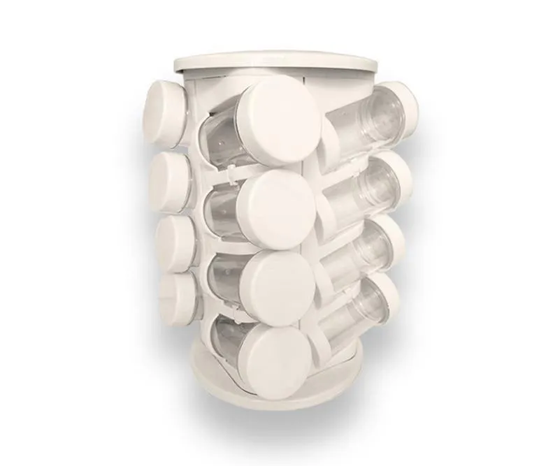 Psf Condimenteros Plasticos con Base Set 16 Piezas