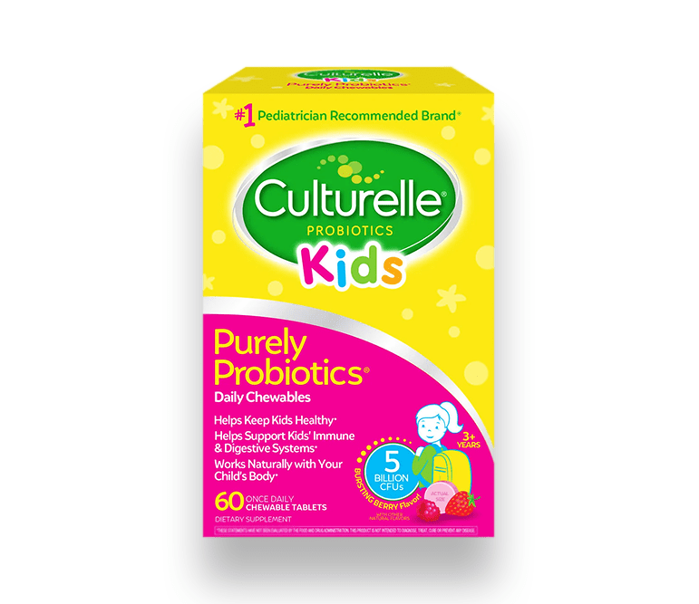 Culturelle Complemento de Probioticos y Soporte Inmunologico Para Niños 60 Tabletas