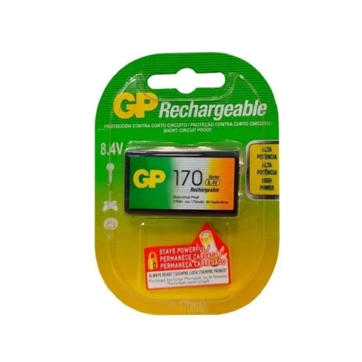 GP Pila Recargable 9V