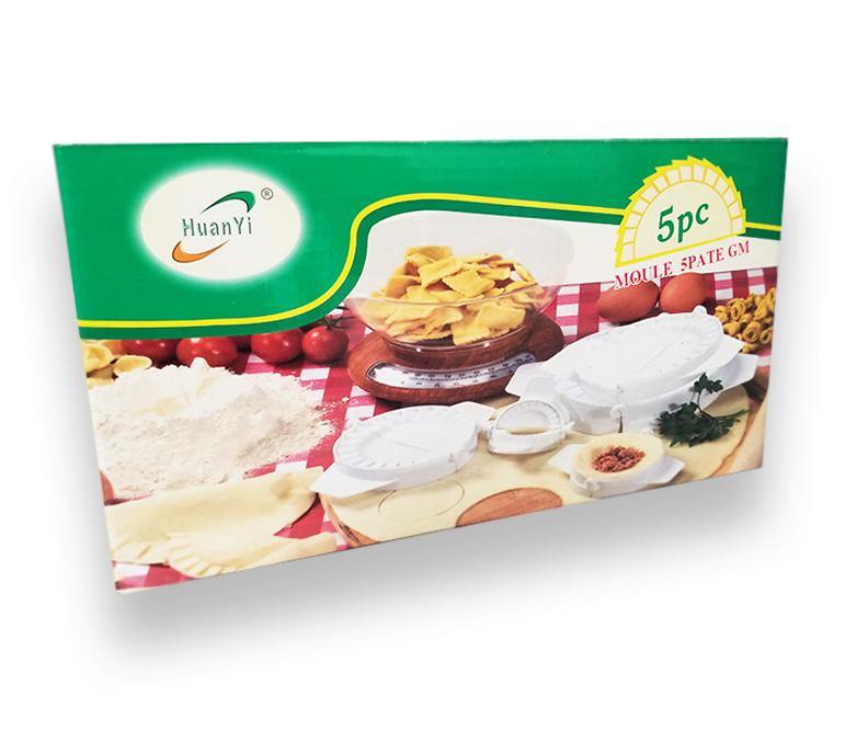 Set de Moldes Plasticos para Empanadas 5 Piezas