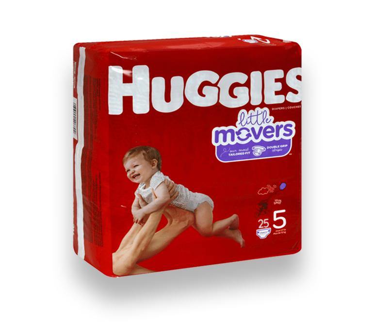 Huggies Pañal para Niños Numero 5 +12 Kilos 25 Unidades ***