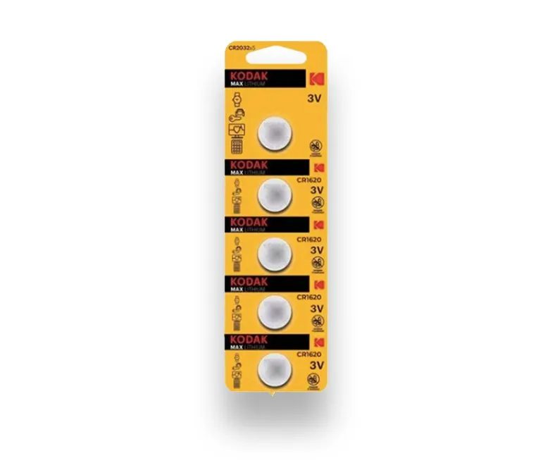 Kodak CR-1620 Max Lithium 1 Blister de 5 Unidades (6*12*5)