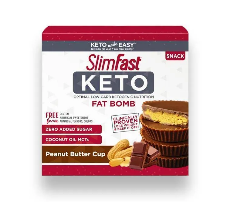 Slimfast Chocolate Keto Fat Bomb 340 gr