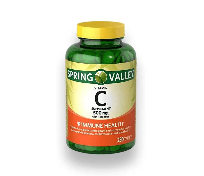 Spring Valley Vitamina C 500 mg 250 Tabletas  ***