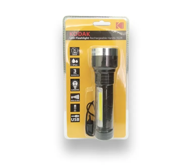 Kodak FSL Handy R150 Linterna LED Recargable + Cable USB