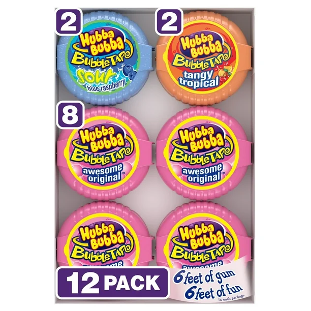 Hubba Bubba Bubble Chicle en Cinta 56,7 gr x 12