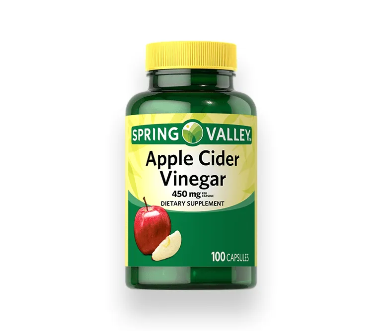 Spring Valley Vinagre de Manzana 450 mg 100 Capsulas